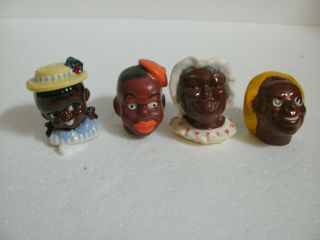Vintage Black Americana Salt And Pepper Shakers From The 40 