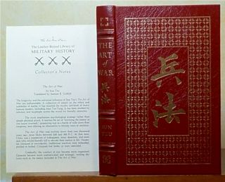 The Art Of War By Sun Tzu,  Easton Press