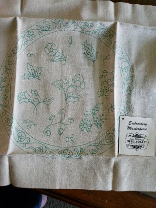 Vintage Elsa Williams Needlecraft Creations Round Crewel Embroidery Pattern