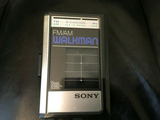 Vintage Sony Walkman Wm - F41 Am/fm Stereo Cassette Player