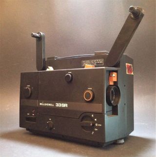 Vintage Bell & Howell 33sr 8 Sound Film Reel Projector,  Bulb