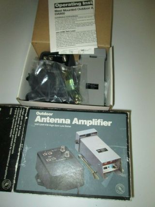 Vintage 1988 Gemini Cable Vcr Outdoor Antenna Amplifier