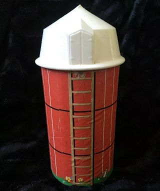 Vintage Fisher Price Little People Farm Barn Replacement Silo 1968 915
