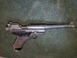 Vintage Crosman mark II target air pistol.  177 cal.  Pellet CO2. 2