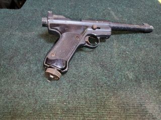 Vintage Crosman mark II target air pistol.  177 cal.  Pellet CO2. 5
