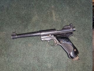 Vintage Crosman mark II target air pistol.  177 cal.  Pellet CO2. 7