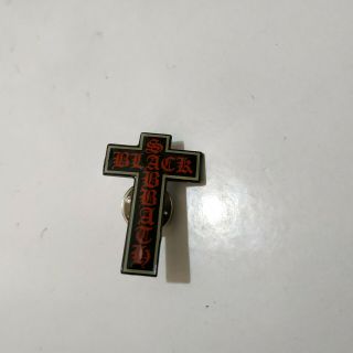 Vintage Black Sabbath Pin Badge