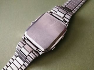 vintage seiko h357 - 5000 analog digital display quartz japan watch steel 1980 4
