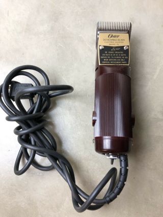 Vintage Oster Electric Clipper Classic Model 76