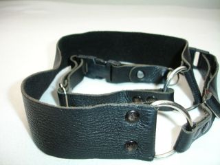 Leather Camera Neck Strap With Lug Rings,  Quick Release,  Vintage 002905