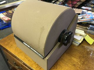 Vintage Heavy Duty Rolodex 3504 - T Rolling Top Double Card File Box