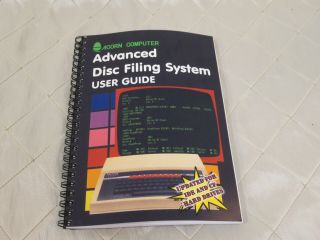 Acorn Computer Advanced Disc Filing System User Guide Updated For Ide Cf