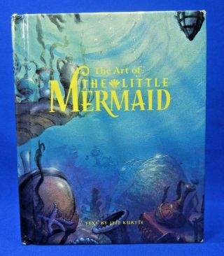 Vintage The Art Of The Little Mermaid Text By Jeff Kurtti Mini Hard Cover Book