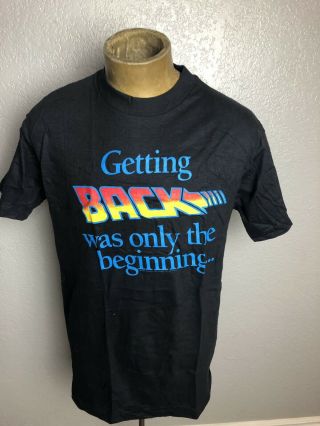 Vintage 1989 Back To The Future Promotional Shirt Sz Large Unworn