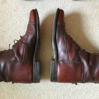 Vtg.  Ladies English Riding Boots.  Dehner Field Boots.  Brown Leather 4