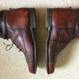 Vtg.  Ladies English Riding Boots.  Dehner Field Boots.  Brown Leather 5