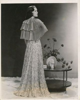 Jane Wyman Vintage 1930s Warner Bros.  Studio Fashion Portrait Photo