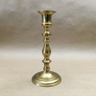 Vintage Collectible Brass Candlestick Tall Taper Candle Holder 7 " Tall