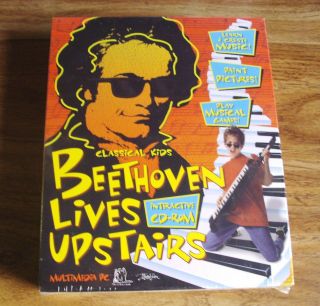 Classical Kids Beethoven Lives Upstairs Interactive Cd - Rom For Windows 3.  1 -