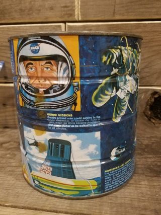 Vintage Butter - Nut Coffee Can Astronauts Nasa Apollo Space 1969 Coca - Cola
