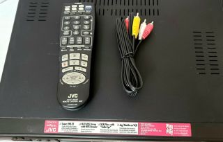 JVC HR - S3600U VCR Plus VHS Recorder ET Mode Video Calibration w/remote. 3