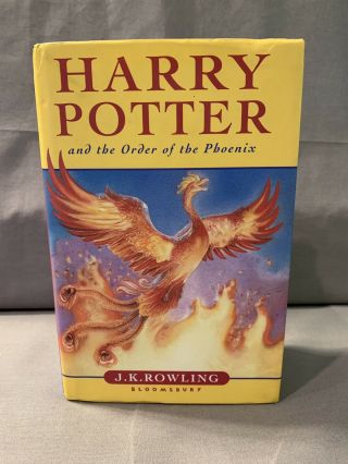 1st Edition,  1st Print Hardcover Uk Harry Potter And The Order Of The Phoenix