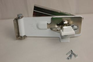 Vintage Swing - A - Way White/Chrome Automatic Wall Can Opener 3