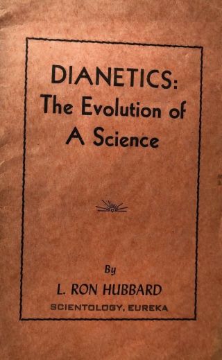 Dianetics: The Evolution Of A Science (first Edition,  First Printing)