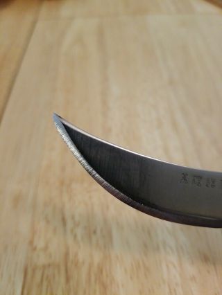 Vintage JAPAN Japanese Whittling Chip Wood Carving Knife Long Sweep Blade 5