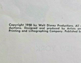 Vintage Little Golden Book SANTA ' S TOY SHOP Walt Disney Circa 1950 5