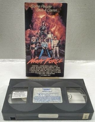 Vintage 1986 1987 Lightning Video Night Force Nightforce Movie On Vhs Video Tape