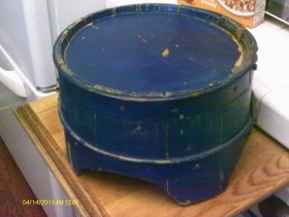 Vintage Rustic Barrel Stool - /1/2 Barrell /7 X 11 Inches