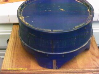 VINTAGE rustic barrel stool - /1/2 BARRELL /7 X 11 INCHES 2