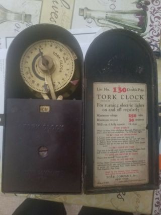 Vintage Tork Clock Model 130