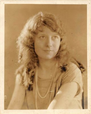 Silent Film Beauty Dorothy Dalton Gorgeous Vintage C.  1917 Glamour Pinup Photo