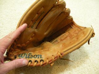 Vintage Ron Guidry Wilson Pro Style A2234 Rht 12 " Baseball Glove Mitt Dual Hinge