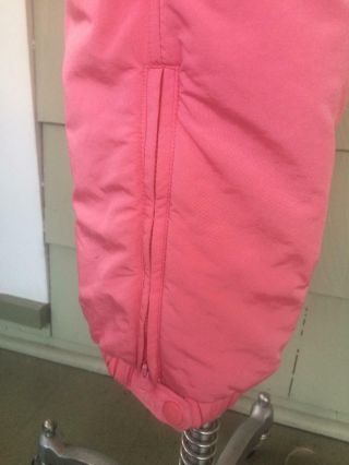 Vtg 80s SKYR pink ski snow pants suit - small 6