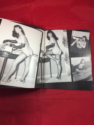 Vtg 1979 Bettie Page Private Peeks V.  2 Irving Klaw Heels Nylons Girlie Pinups 3