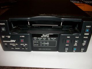 Ntsc Pal Dvcam Profesional Mini Dv Tapes Jvc Br - Dv3000u Player Recorder Vcr