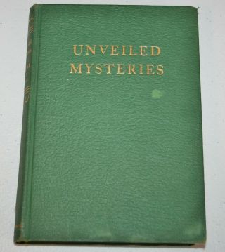 Unveiled Mysteries Godfre Ray King Signed Guy Ballard I Am Spirituality Occult