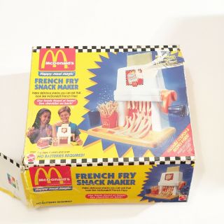 Mcdonalds Happy Meal Magic French Fry Snack Maker Vintage Mattel Toy