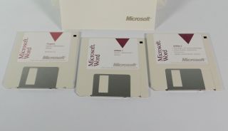 Vintage Microsoft Word 4.  0 for Apple Macintosh Floppy Disk (circa 1984 - 1988) 2