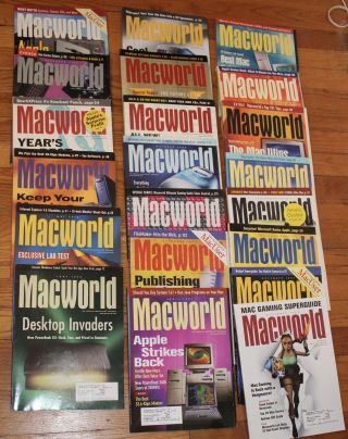 21 Issues Of Macworld Magazines 1997 - 1998