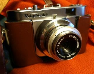 Vintage Voigtlander Vito B 35mm Camera With Case Gorgeous