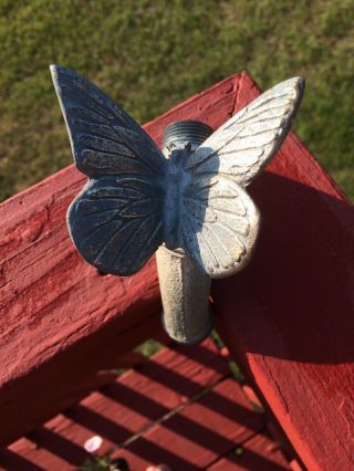 Brass Garden Butterfly Tap Faucet Vintage Valve Spigot Water Home Decor Outdoor
