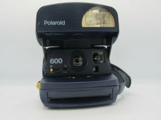 Impossible Polaroid 600 Film Camera - Blue 600 Instant Camera
