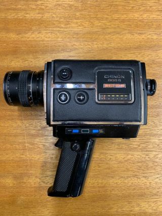 CHINON 805S - 8 film camera with direct SOUND and 2 Microphones with Boom 4