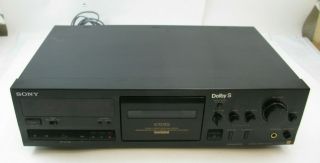 Sony Tc - K707es Tape Recorder Only Deck Player Tck707es