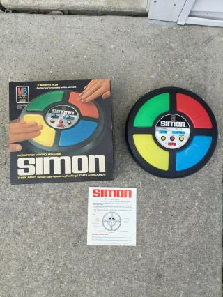 Vintage 1979 Simon Says Milton Bradley Electronic Game W/ Box