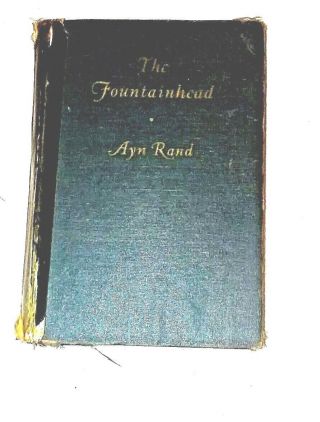 The Fountainhead By Ayn Rand First Edition 1943 Early Printing Blue Hard Cover